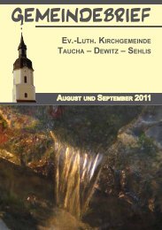 August/September 2011 (701 KB) - St. Moritz Taucha
