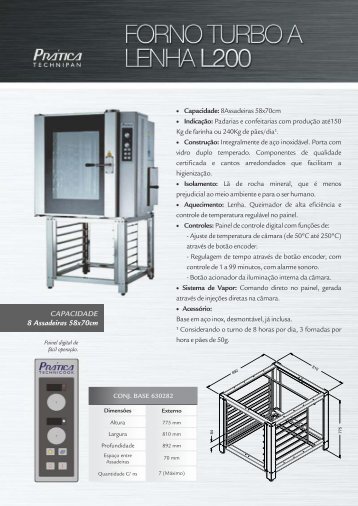 Forno Turbo a Lenha L-200.cdr