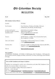 Bulletin LATEST 2010 - St. Columba's College