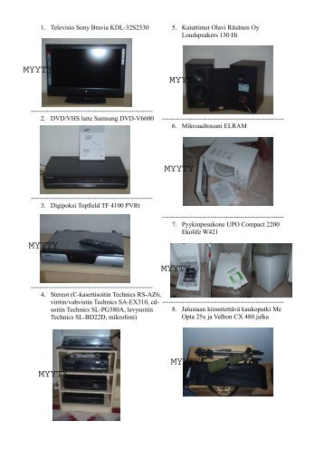 Koneet ja laitteet.(pdf)