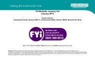 Childminder vacancy list January 2013