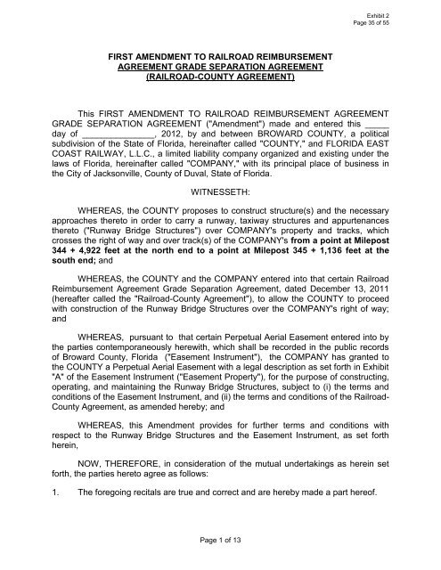- 1 - PERPETUAL AERIAL EASEMENT ACQUISITION AGREEMENT ...