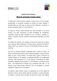 Press Release Parque Expo / Turismo de Lisboa - Associação ...