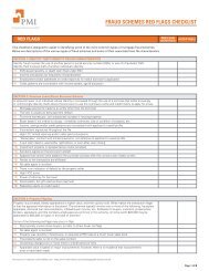 Insurance Fraud Checklist.pdf FULL DOC PROCESSING CHECKLIST - PMI Mortgage Insurance