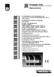 pdf (696 KB) - Weigel Messgeraete GmbH