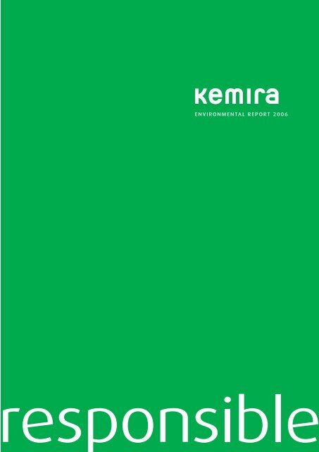 Environmental report 2006 (.pdf) - Kemira