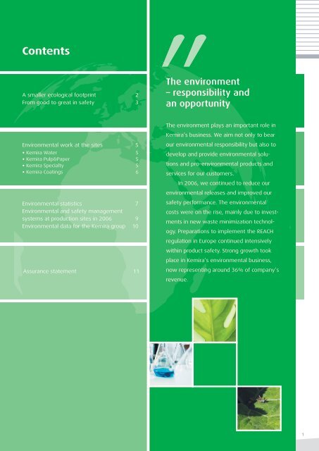 Environmental report 2006 (.pdf) - Kemira