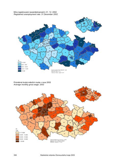 Statistická ročenka Olomouckého kraje 2003 - Český statistický úřad