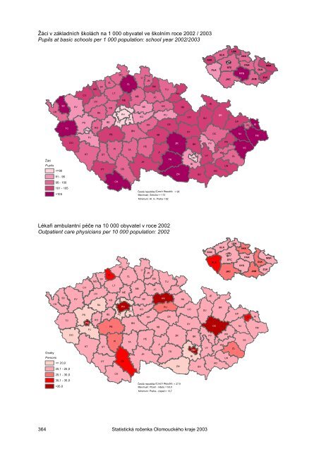Statistická ročenka Olomouckého kraje 2003 - Český statistický úřad