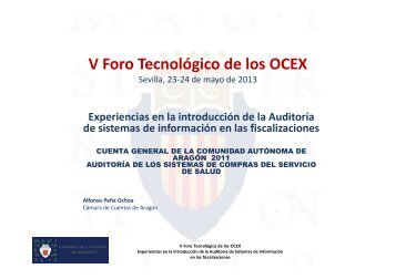 Experiencias en marcha - CÃ¡mara de Cuentas de AndalucÃ­a