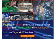 Prospects of HVDC and Power Electronics for Security ... - Siemens