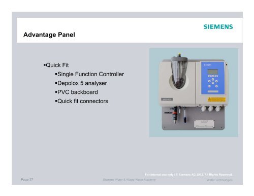 Chlorine analysers for monitoring the storage network - Australian ...