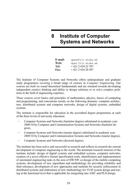 Zriadenie Fakulty informatiky a informaÄnÃ½ch technolÃ³giÃ­ - FIIT STU