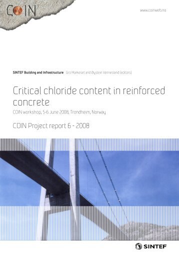 Critical chloride content in reinforced concrete - Sintef