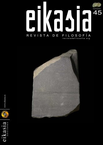 Descargar número completo ( 6,48 MB) - Eikasia. Revista de Filosofía