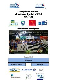 TrophÃ©e de France des Jeunes Cyclistes 2010 Albi (81)