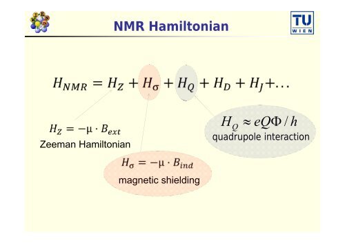 Calculation and interpretations of NMR Chemical shifts - WIEN 2k