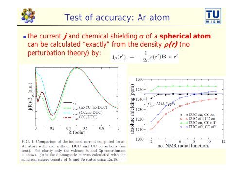 Calculation and interpretations of NMR Chemical shifts - WIEN 2k