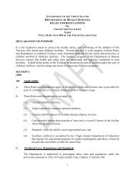 1 RULES AND REGULATIONS for As per DECLARATION OF ...