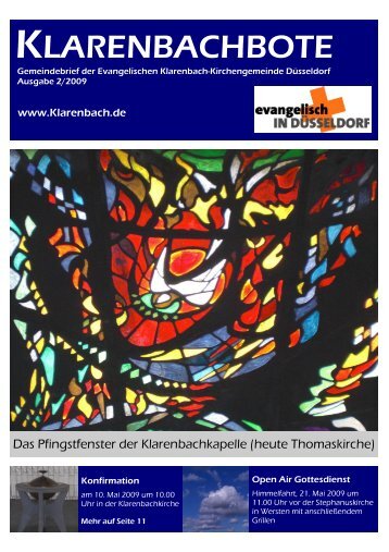 KLARENBACHBOTE - Evangelische Klarenbach-Kirchengemeinde