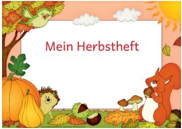 Mein Herbstheft - Zaubereinmaleins