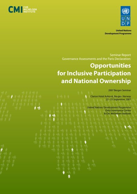 Opportunities for Inclusive Participation and National Ownership