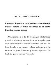 DIA DEL ABOGADO 23-6-2012 Ciudadana Presidenta del Colegio ...