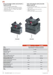 PS-0030 PS-0050 Pinza pneumatica radiale autocentrante a 2 griffe ...