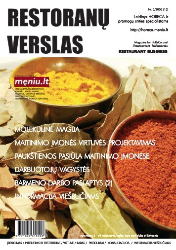 RestoranÅ³ verslas 2006/5