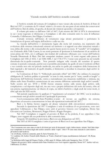 Archivio notarile di Contigliano