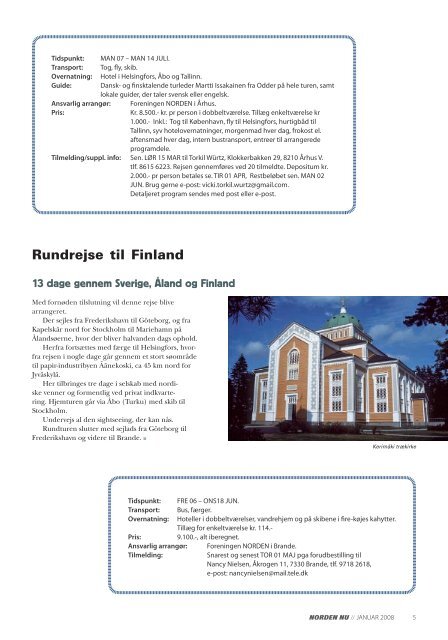 Klik her for at Ã¥bne Rejsemagasinet 2008 som PDF-fil. - Foreningen ...