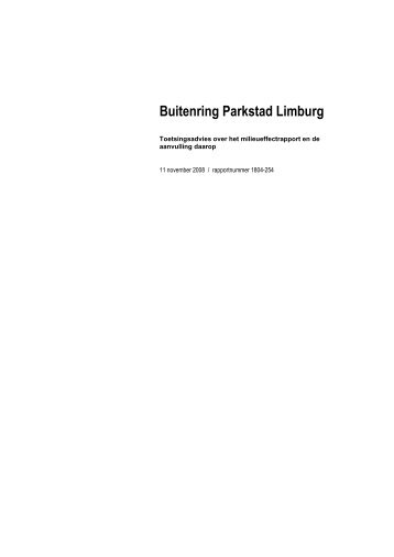 Toetsingsadvies - Buitenring Parkstad Limburg