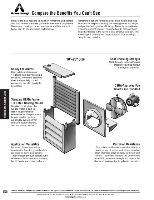 2011 All Products Catalog - Armstrong International, Inc.