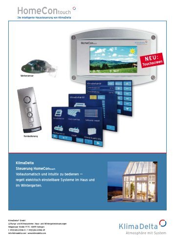 PDF-Download Flyer HomeContouch - Klima Delta