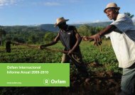 Oxfam Internacional Informe Anual 2009-2010 - Oxfam International