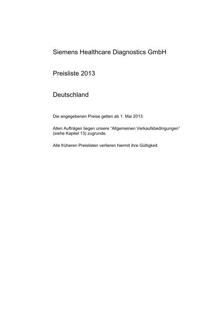 Siemens Healthcare Diagnostics