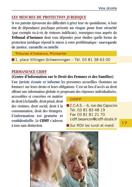 GUIDE SENIORS 2008_PDF.indd - Ville de Pontarlier