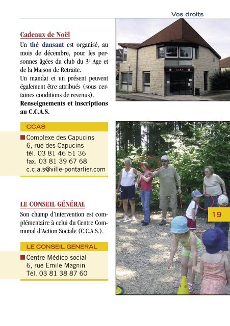 GUIDE SENIORS 2008_PDF.indd - Ville de Pontarlier