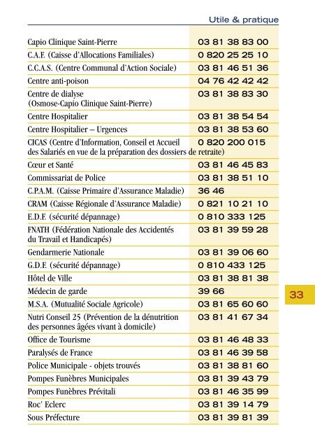 GUIDE SENIORS 2008_PDF.indd - Ville de Pontarlier