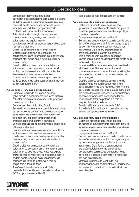 CatÃ¡logo de InstalaÃ§Ã£o, OperaÃ§Ã£o e ... - Johnson Controls