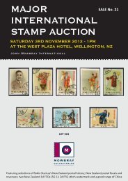 MaJor InternatIonal StaMp auctIon - Mowbray Collectables