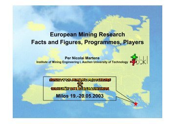 SOMP, Milos, 19. - Society of Mining Professors