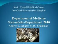 Department Of Medicine State-of-the-Department 2010