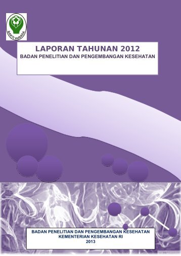 Laporan Tahunan Badan Litbangkes tahun 2012