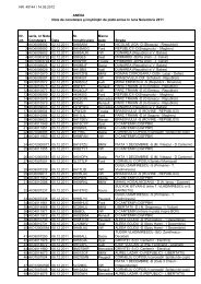 Data afisarii: 14.05.2012 (Anexa)