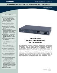 LP-SW1600 Switch Fast Ethernet de 16 Puertos. LP ... - LanPro