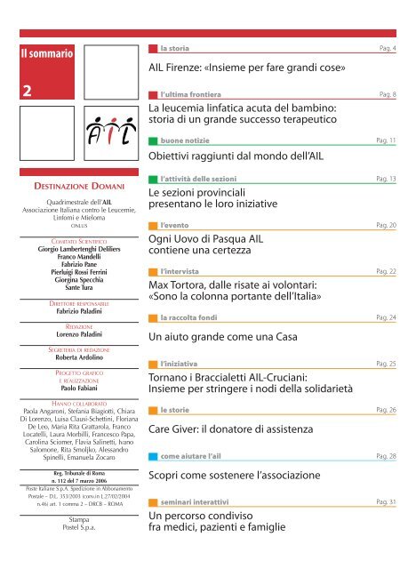 15, 16 e 17 Marzo - Ail