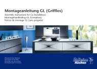 Montageanleitung GL (Grifflos)