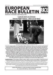 EUROPEAN RACE BULLETIN - Institute of Race Relations