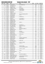 classement scratch - Klaus Hanke's Home Page - CERN